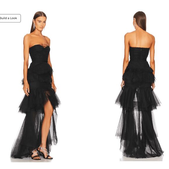 Michael Costello x REVOLVE Alai Gown in Black Size Small $358 - Picture 2 of 8